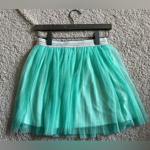 NWT Kate Spade Gorgeous Tulle Pleated Layered Girl Skirt Fresh Mint Size 14 Y